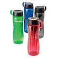 24 oz. PETE Water Bottle w/ Security Strap